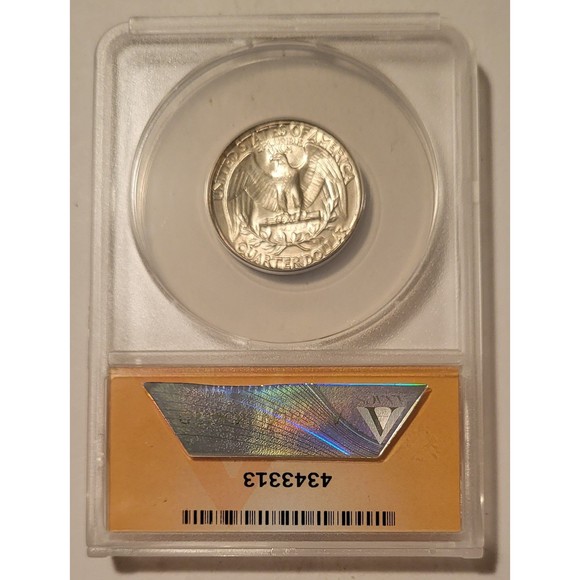 1948 Washington Quarter MS66 ANACS - Picture 2 of 4